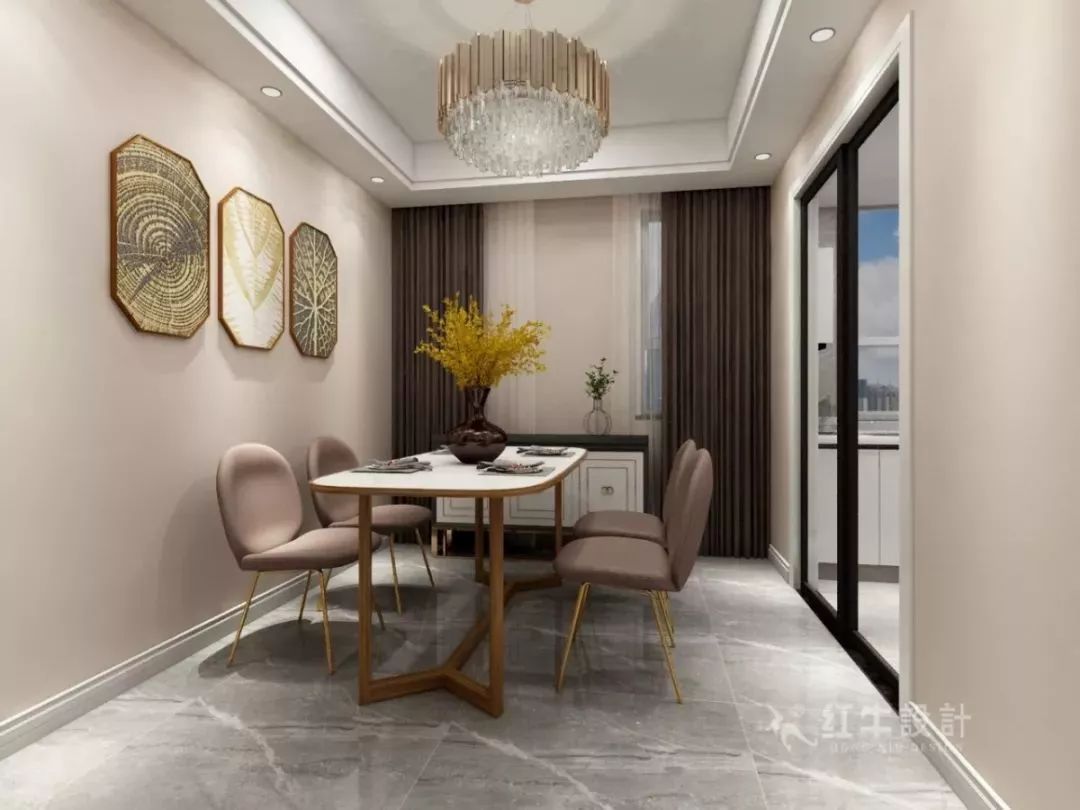 南京海赋尚城122㎡现代风格--打造高品质时尚家居05餐厅